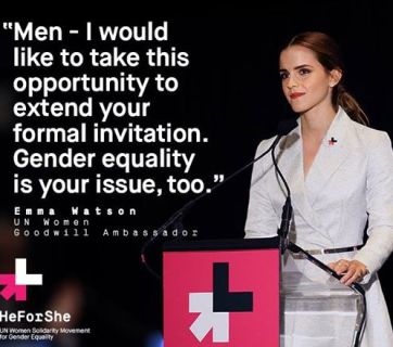 Emma Watson, noua ambasadoare a feminismului