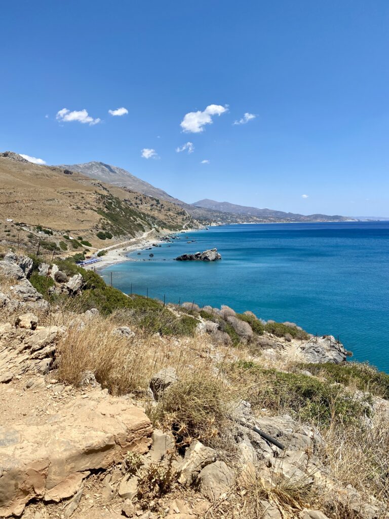 view near Preveli Beach 